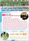 CHƯƠNG TRÌNH LỄ HỘI VANG MÃI TIẾNG CHÀY TRÊN SÓC BOM BO 2024